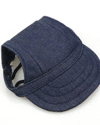 Pet Baseball Hat Summer Canvas Dog Cap Only For Small Pet