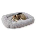 Cushion Soft Plush Bed for Dogs Winter Warm Sleeping Removable Mat