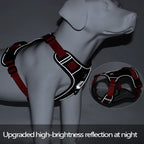 Dog Harness Reflective Tactical Vest Waterproof Oxford Cloth Pet Accessories Supplies