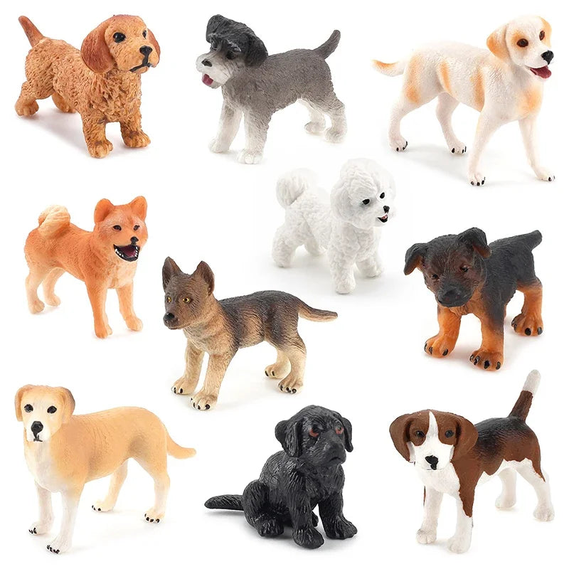 Dog Ornaments Mini Cute Dog Figurine