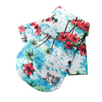 Hawaiian Style Summer Sand Beach Shirts for Small Dogs