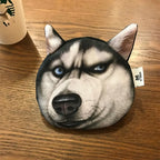 Dog Expression Dog Pattern Coin Purse Bulldog Siberian Husky