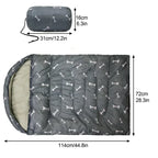 Sleeping Bag Mat Outdoor Camping Warm Blanket bed for medium dogs pet supplies