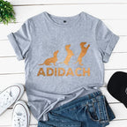 Dachshund Mom Print Women's Clothing Dog Lover T-Shirts Vintage