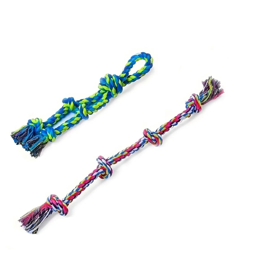 Knot Toy Durable Dog Chew Tug Of War Interactive Suitable For Medium And Large Dogs