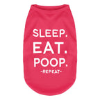 Dog Shirts Letters Printed Vest for Small Dogs Pajamas Puppy Gift Pet Clothes