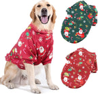 Dog Hoodies Christmas Sweater- Winter Warm Fleece Lined