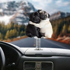 Lovely Dog Acrylic Spring Shaking Head Ornaments Car Dashboard