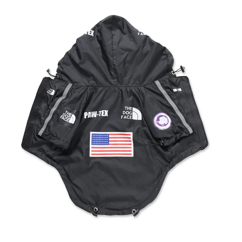 Raincoat Windbreaker Jacket Fashion Dog Clothes Dog FANS