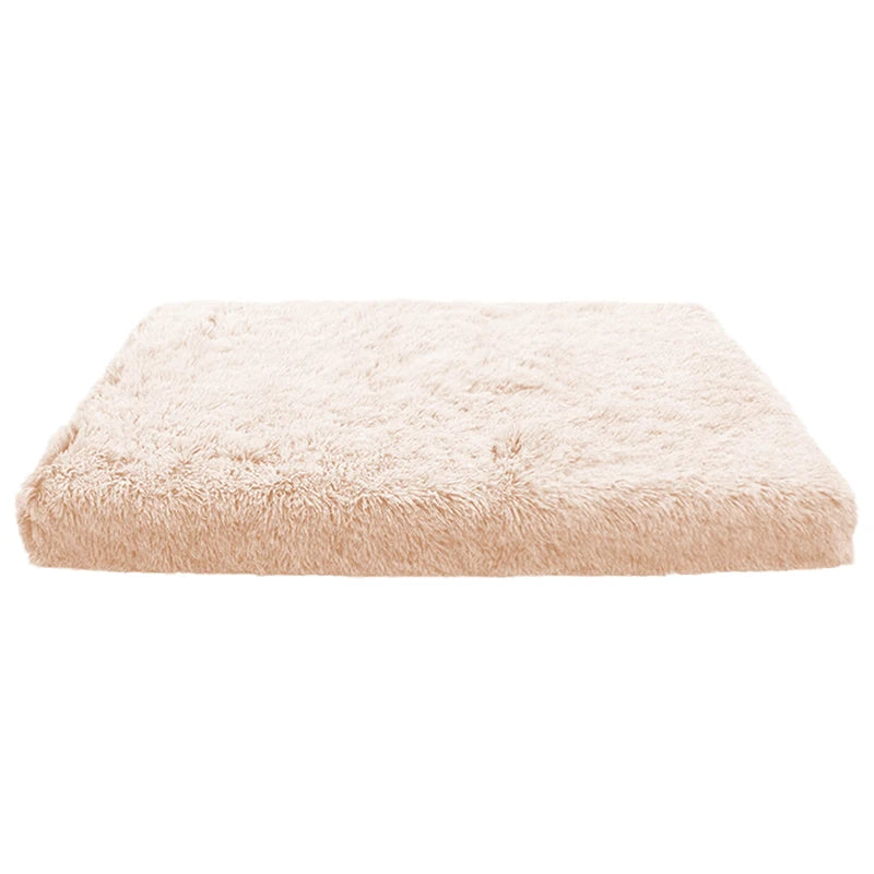 Plush Bed Mat for Small Medium Large Dogs Removable for Cleaning Super Soft