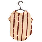 Classic Stripe Puppy Dog T Shirt Summer for Small Dogs Clothing Apparel