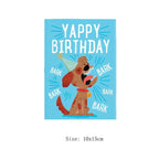 Music Endless Sound Card New Square Dog Dog Music Greeting Card