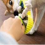 Dog Toy Shoes Cotton Rope Slippers Sound Making Built-in BB Airbag Round Ball Bell