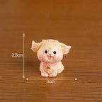 Figurines Miniature Cute Puppy Animal Micro Landscape Dog Desk Accessories
