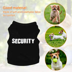 Dog T-shirt for Small Dogs Cotton Security Shirt Pet Outfits