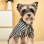T-Shirt Spring Summmer Striped Polo Shirt Style Dog Clothes