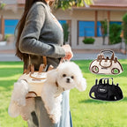 Outdoor Portable Breathable Traction Dog Harness Can Be Carried or Crossbody Pet Supplies