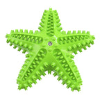 For Large Dogs Tooth Cleaning Chew Funny Interactive Training Starfish Toy
