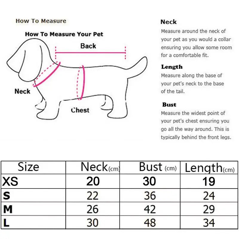 Dog T-shirt for Small Dogs Cotton Security Shirt Pet Outfits