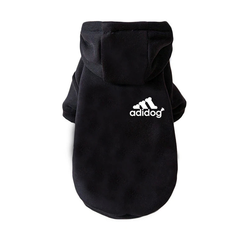 Adidog Clothes For Dogs Jacket Sweatshirt Autumn Winter Keep Warm Pet Clothing