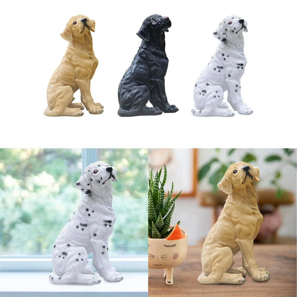 Tabletop Dog Sculpture for Indoor And Outdoor
