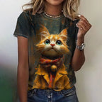 Funny Dog Pattern For Women Cute Animal 3d Printed T Shirts Summer Fashion