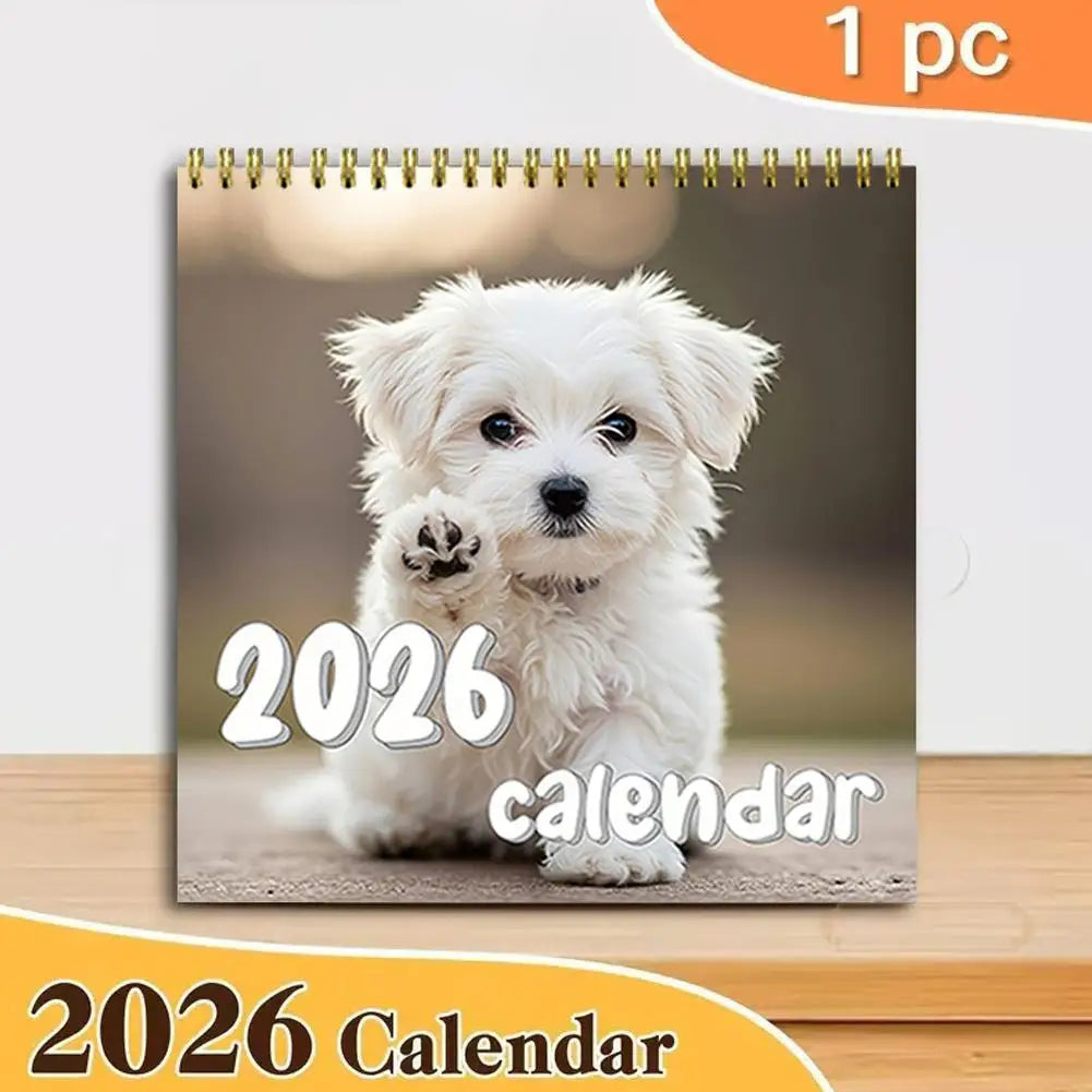 2026 New Dogs Calendar - Year Monthly Planner