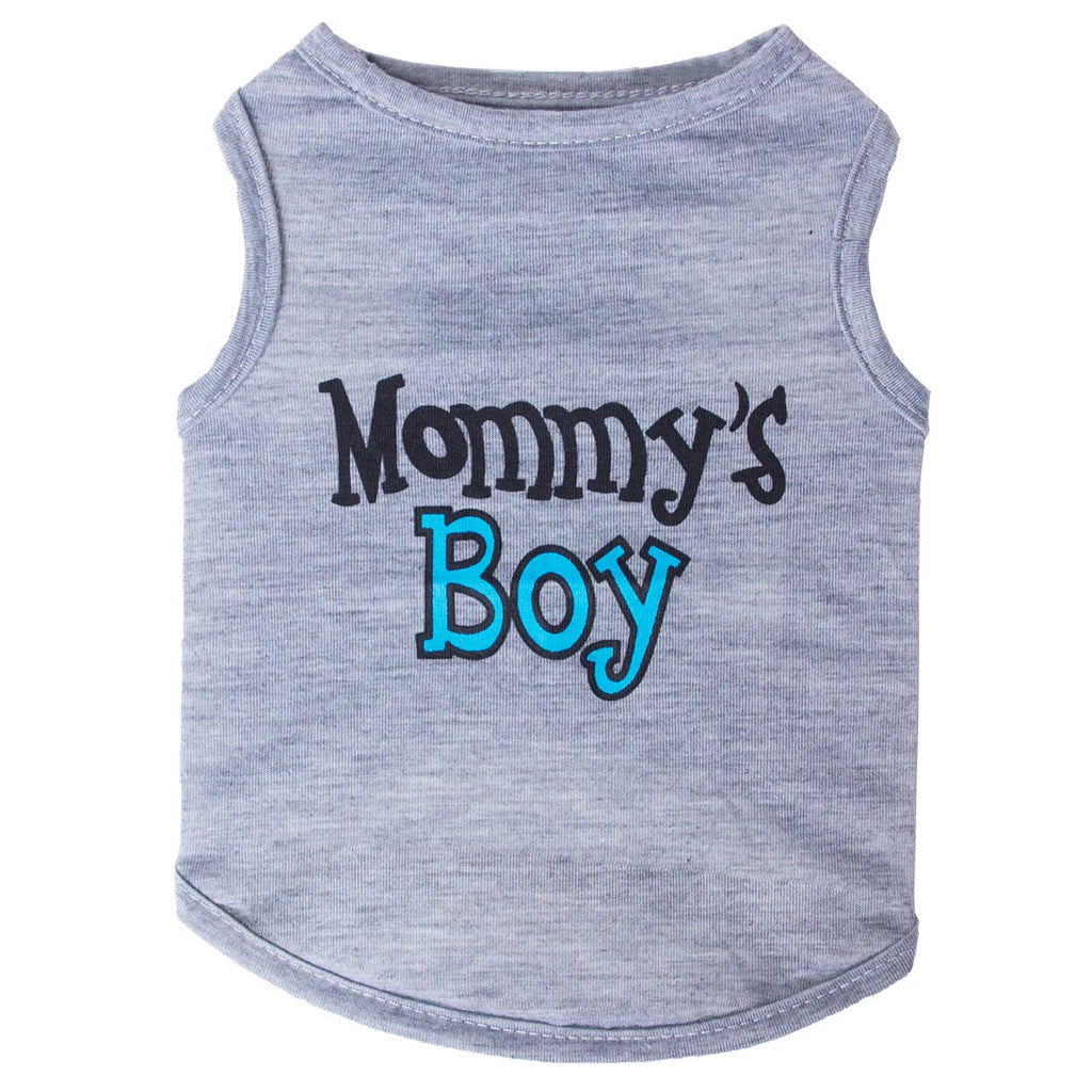 Summer Small Dog Vest Letter Print Pullover Soft Comfortable Sleeveless