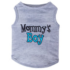 Summer Small Dog Vest Letter Print Pullover Soft Comfortable Sleeveless