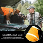 Reflective Safety Vest Breathable Adjustable Visibility Jackets Comfortable Bright Orange Yellow