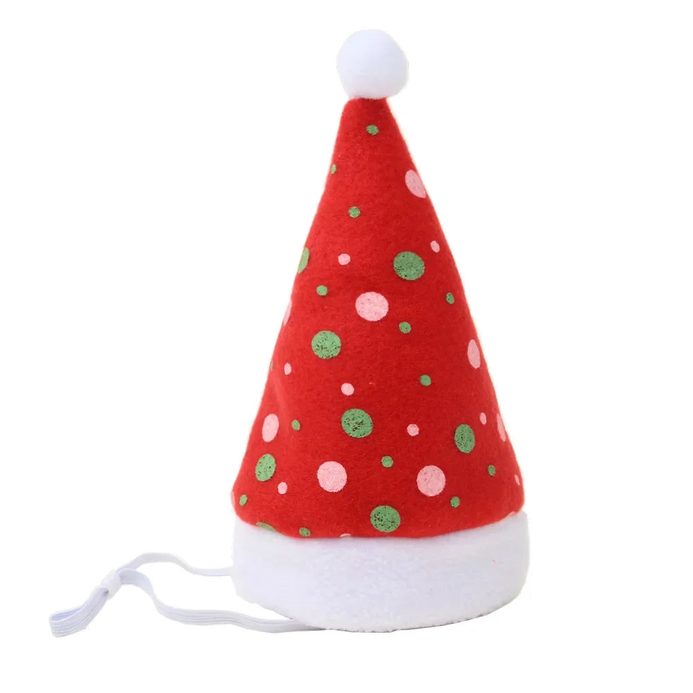 Dog Christmas Hat Cap Puppy Dog Accessories for Small Dogs Pet Supplies