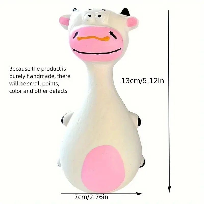 Soft Rubber Chewy Toys Four Styles Squeaky Interactive Throwing Games for Small Medium dogs