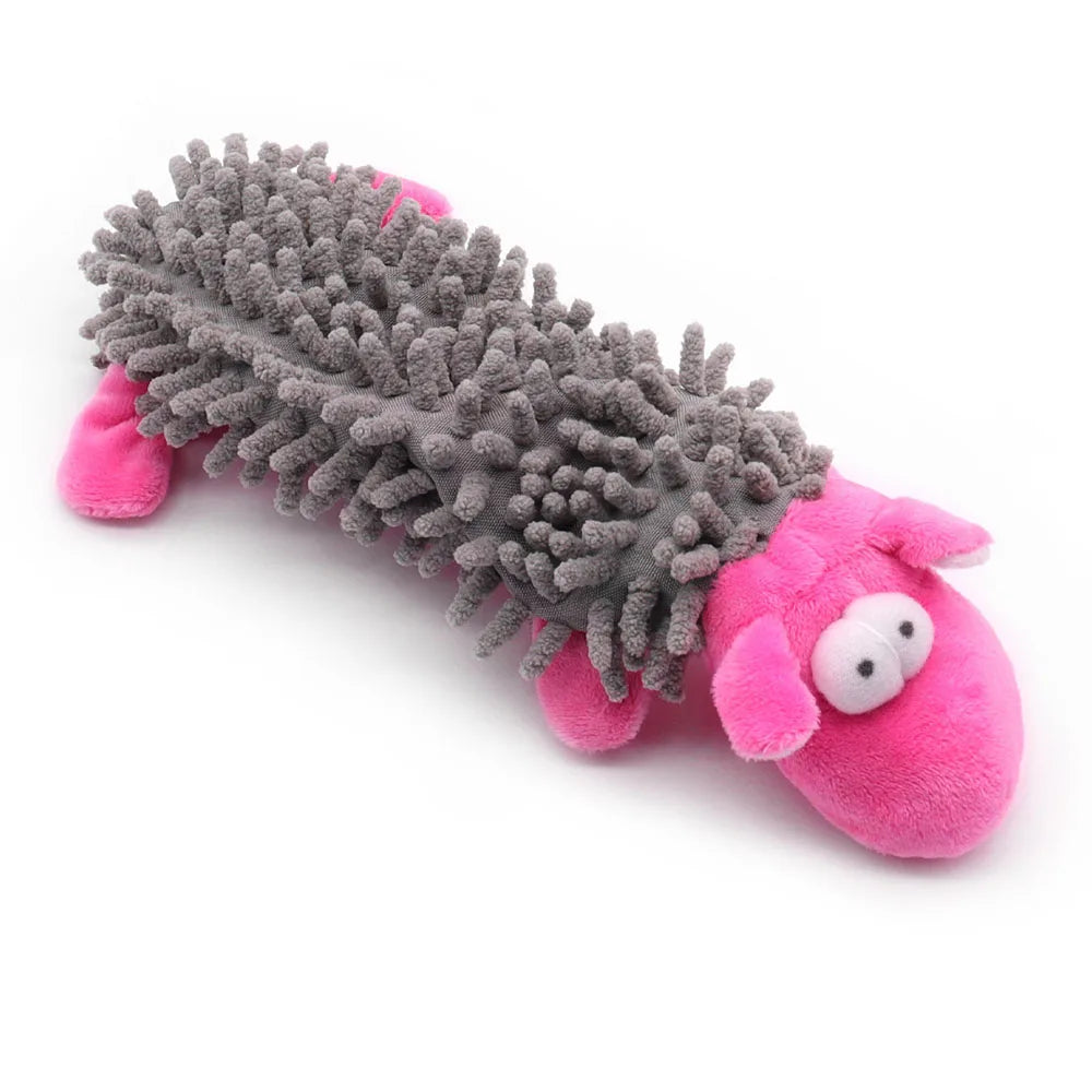Self - Entertaining Plush Toys for Dogs to Relieve Boredom, with Squeaker for Interactive Play