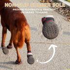 Waterproof Dog Boots Adjustable Reflective Straps