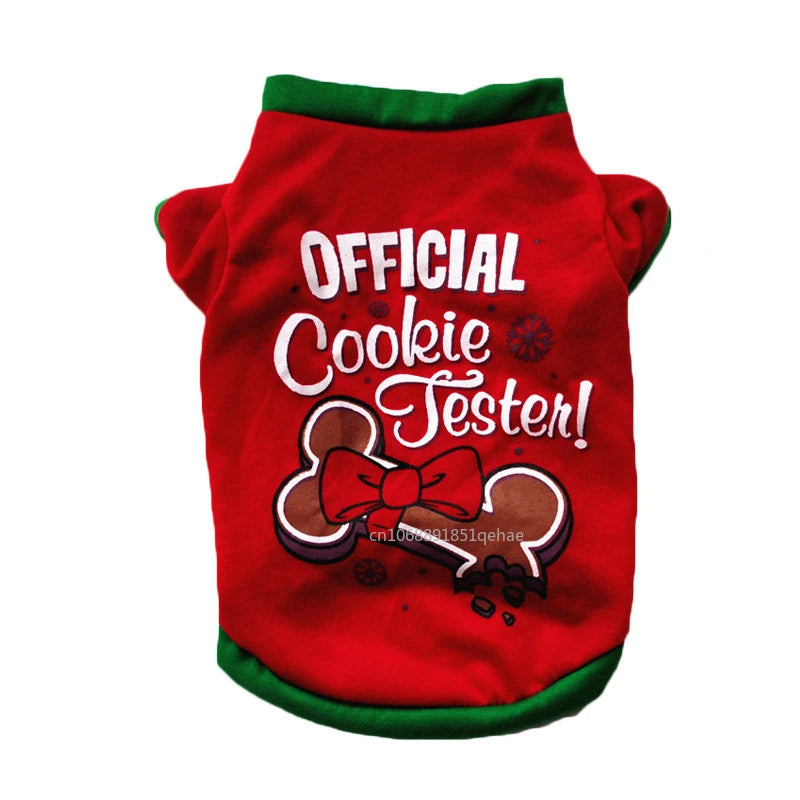Small Christmas New Year Dogs Clothing
