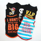 Shirt for Small Dogs Pet Printed with Funny Letters Soft Breathable Outfits