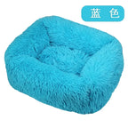 Cushion Soft Plush Bed for Dogs Winter Warm Sleeping Removable Mat