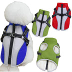 Reflective Jacket Winter Warm Harness Vest Clothing For Small Dogs