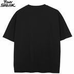 T-Shirt Streetwear Animal Graphic Doberman Dog Gun T Shirt Cotton Hipster