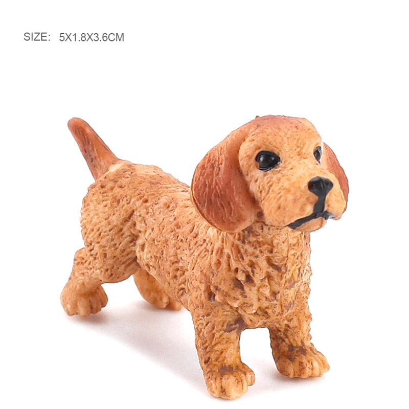 Dog Ornaments Mini Cute Dog Figurine