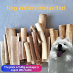 Natural Deer Antler Chew Toy for Dogs, Teeth Cleaning Bone, 500g, No Additives