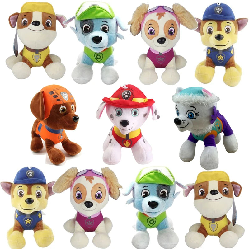Paw Patrol Dog Puppies Plush Doll Toys Anime Character Children's Toy Gift