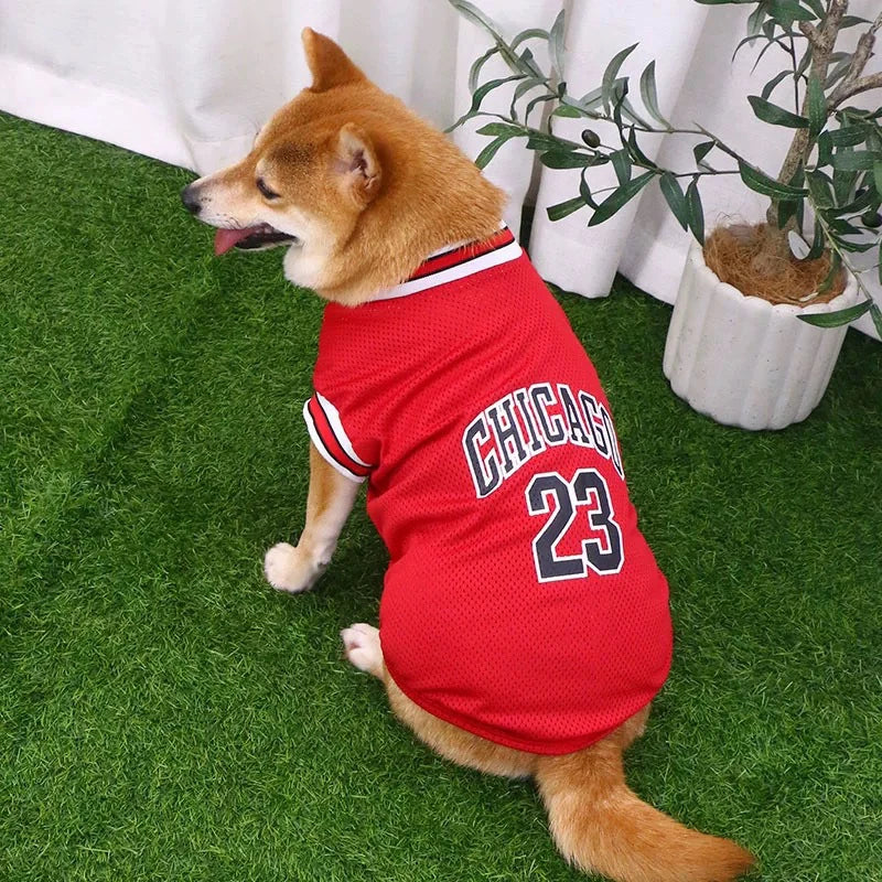 Pet Clothing Medium Large Dogs Thin T-shirt Casual Dog Outfits