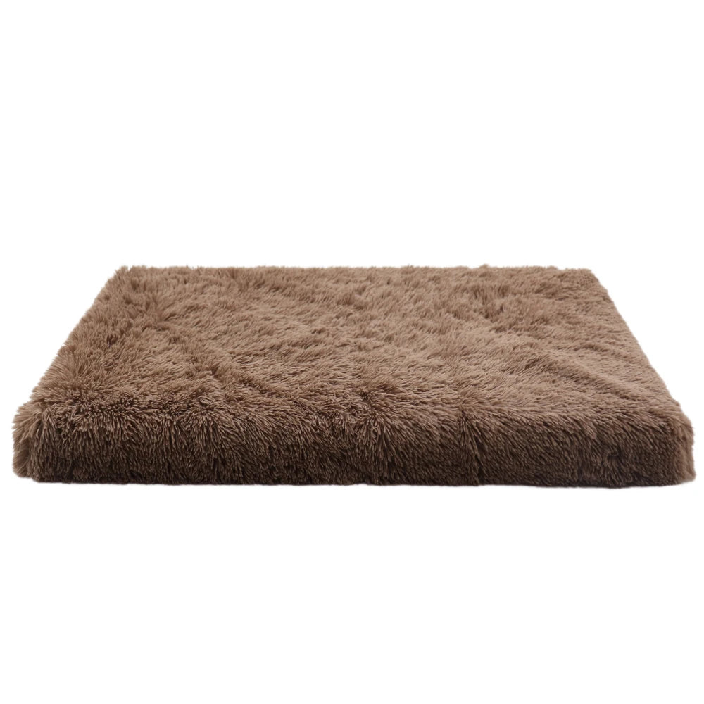 Plush Bed Mat for Small Medium Large Dogs Removable for Cleaning Super Soft