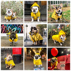 Dog Raincoat Pet Waterproof Jacket Bulldog Windbreaker Poodle Pug Bichon Puppy Coat Rainwear PU S-5XL High Quality Dog Raincoat