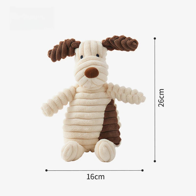Plush Squeaky Chew Self-Entertaining Puppy Teething