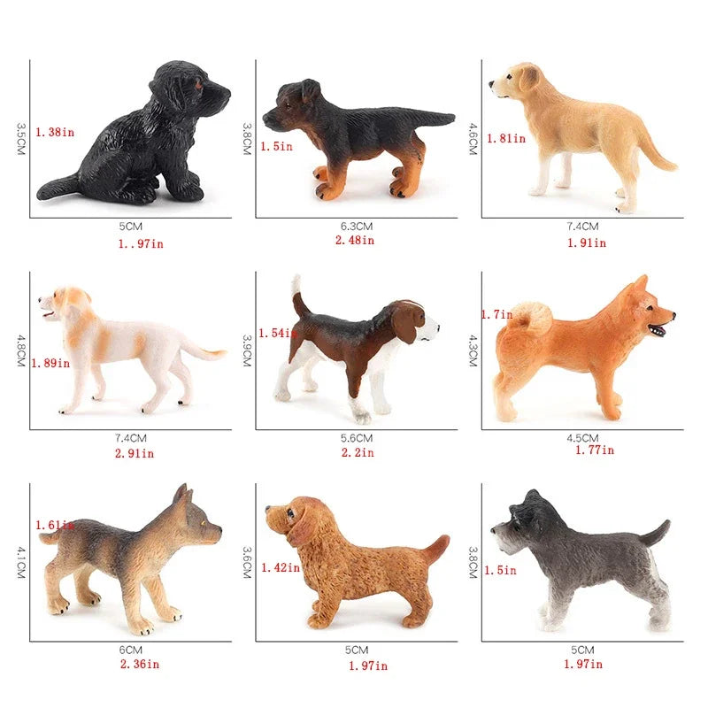 Dog Ornaments Mini Cute Dog Figurine