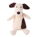 Corduroy Small Animal Plush Squeaky Dog Toy