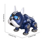 Dance Music Bulldog Robot Intelligent Interactive Dog With Light