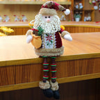 Ornament Reindeer Snowman Santa Elk Bear Doll decoration